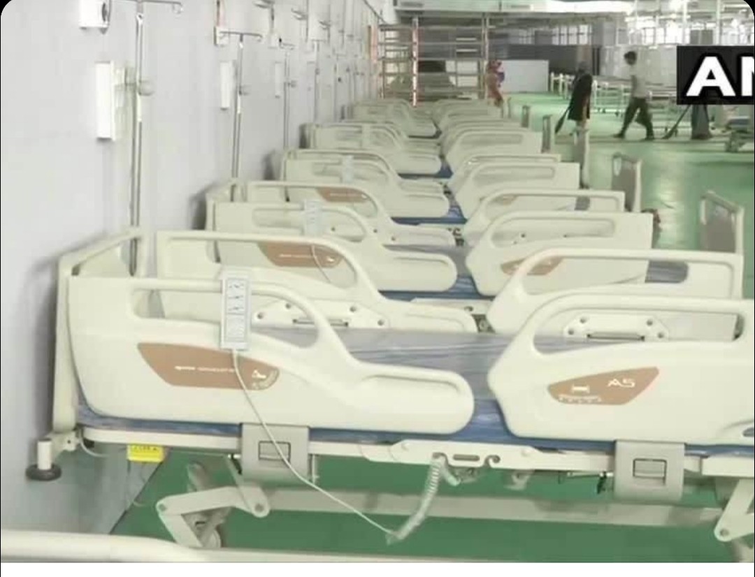 दिल्ली के रामलीला मैदान में तैयार 500 आईसीयू बेड वाले केंद्र का संचालन आज से होगा शुरू 1 20210513 090405