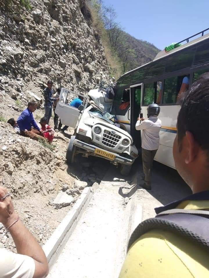 जनपद पौड़ी गढवाल श्रीनगर नगर के समीप मलेथा में बड़ी दुर्घटना 1 IMG 20210526 WA0061