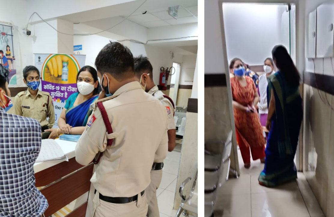 दिल्ली सरकार की डिस्पेंसरी जहाँ वैक्सीनेशन के लिए ४५ वर्ष और उससे ऊपर के लोगो को सेवाएं दी जाती है, उसे भी बंद करा केजरीवाल ने अपने बदले की राजनीति दिखाई है (Aparna Goel निगम पार्षद) 1 17 1