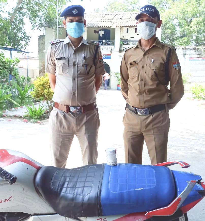 6.58 ग्राम स्मैक के साथ एक बाइक सवार युवक गिरफ्तार। 1 IMG 20210604 WA0014