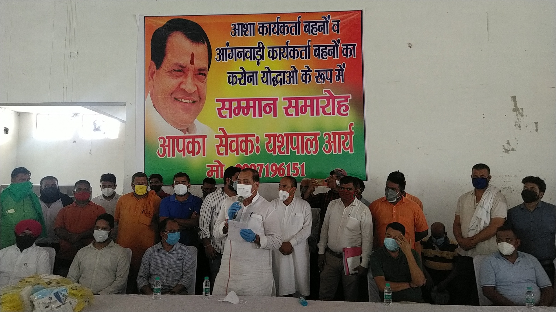 केबिनेट मंत्री यशपाल आर्य की कोरोना के विरुद्ध जंग : 1 IMG 20210608 113819