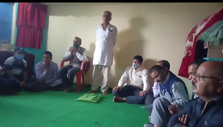 Bageshwar News Uttarakhand बागेश्वर कांडा पड़ाव उत्तराखंड राज्य आंदोलनकारीयो की मुख्य बैठक सम्पन्न। 5 Bageshwar News Uttarakhand