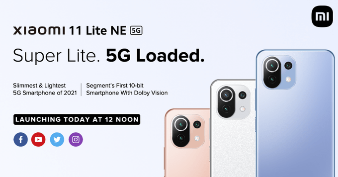 #Xiaomi11LiteNE5G: Xiaomi 11 Lite NE 5G Trending on Twitter 2