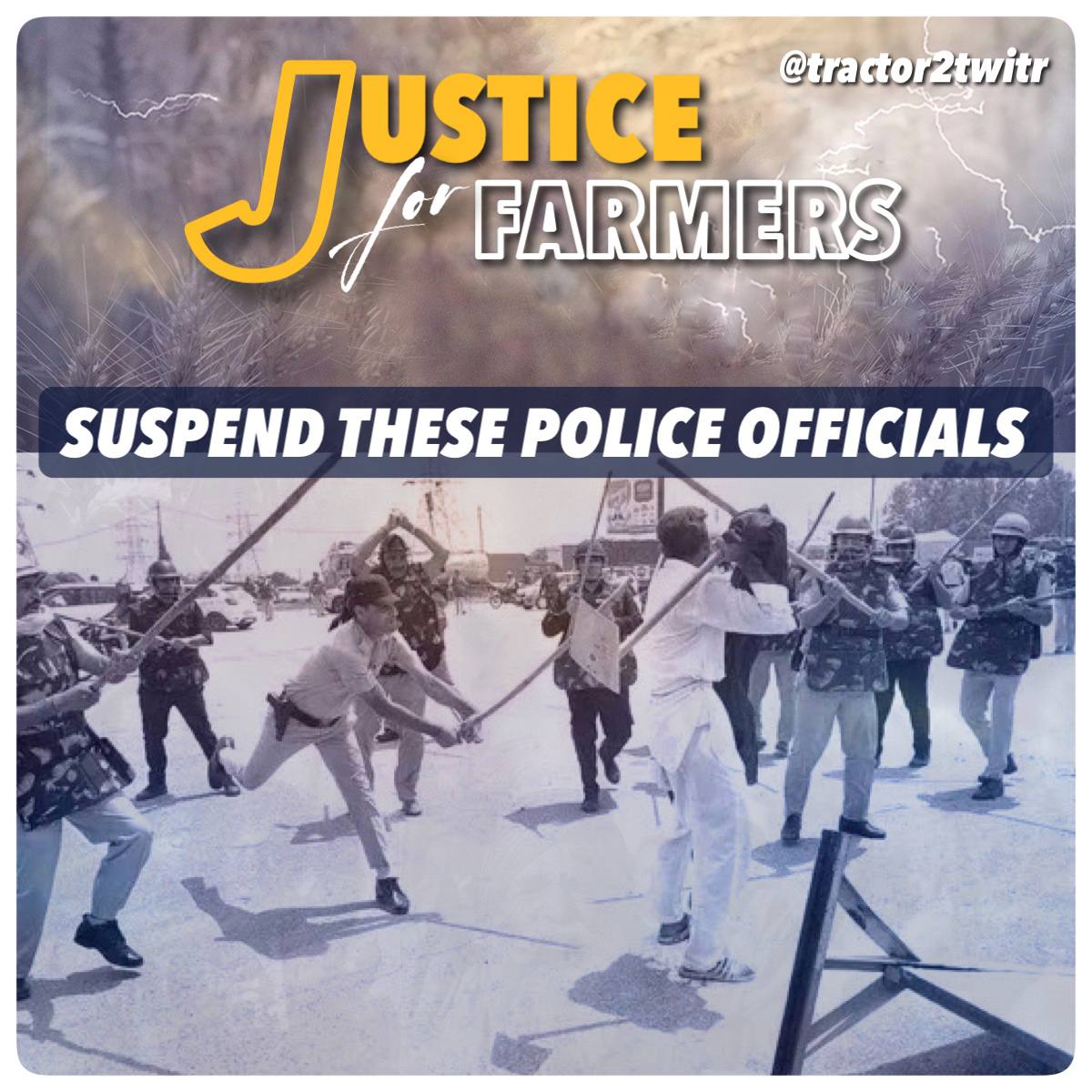 #JusticeForKarnalFarmers: Justice For Karnal Farmers Trending on Twitter