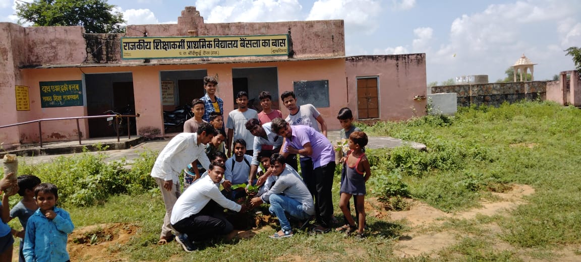 पायलट के जन्मदिन पर आज दौसा और बांदीकुई विधानसभा क्षेत्र में किया गया पौधरोपण