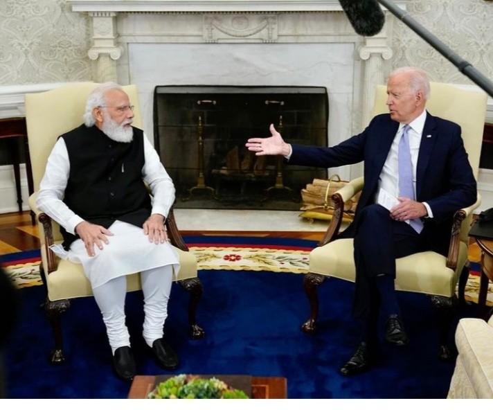 US President Jo Biden meeting with PM Narendra Modi मोदी बाइडेन मुलाकात , क्या होगी चीन पाक के लिए रणनीति