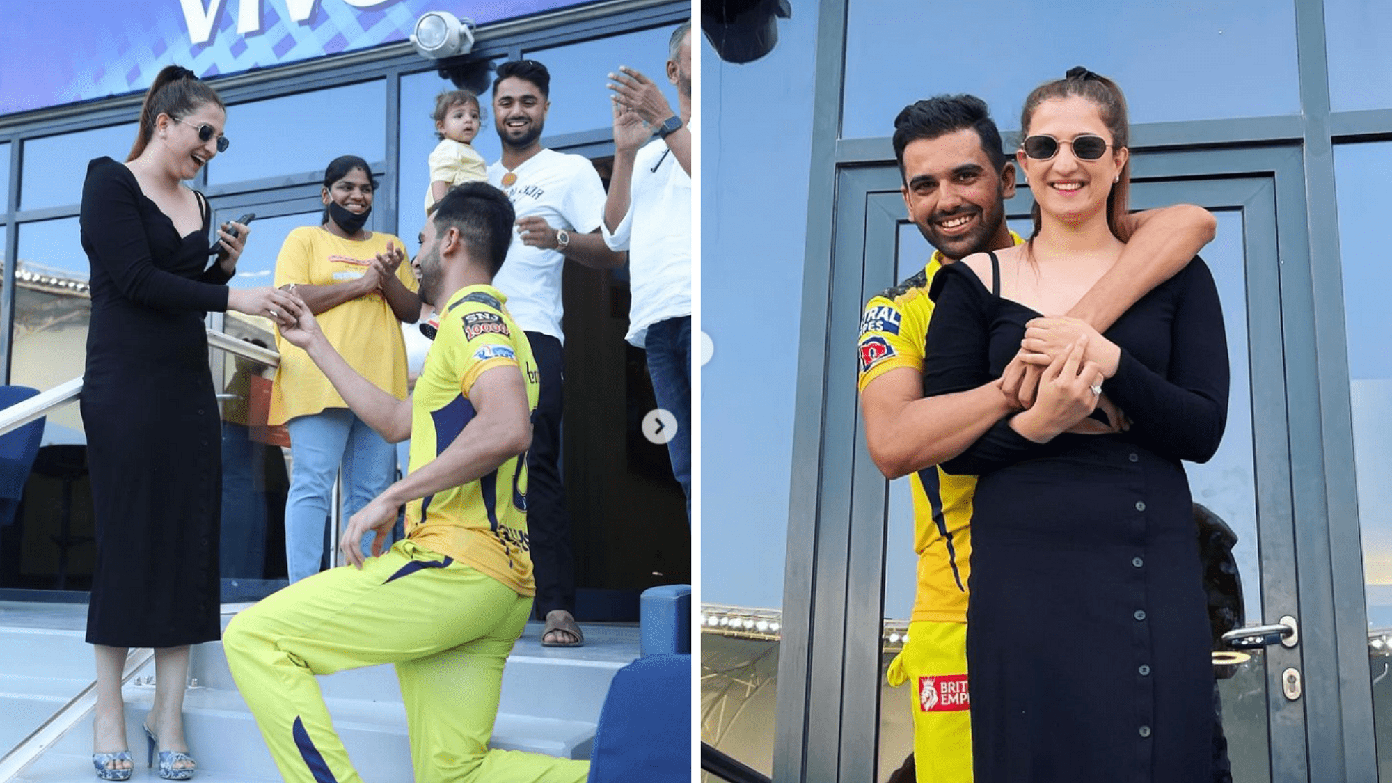 IPL 2021: Deepak Chahar melts hearts as he proposes to girlfriend after IPL match