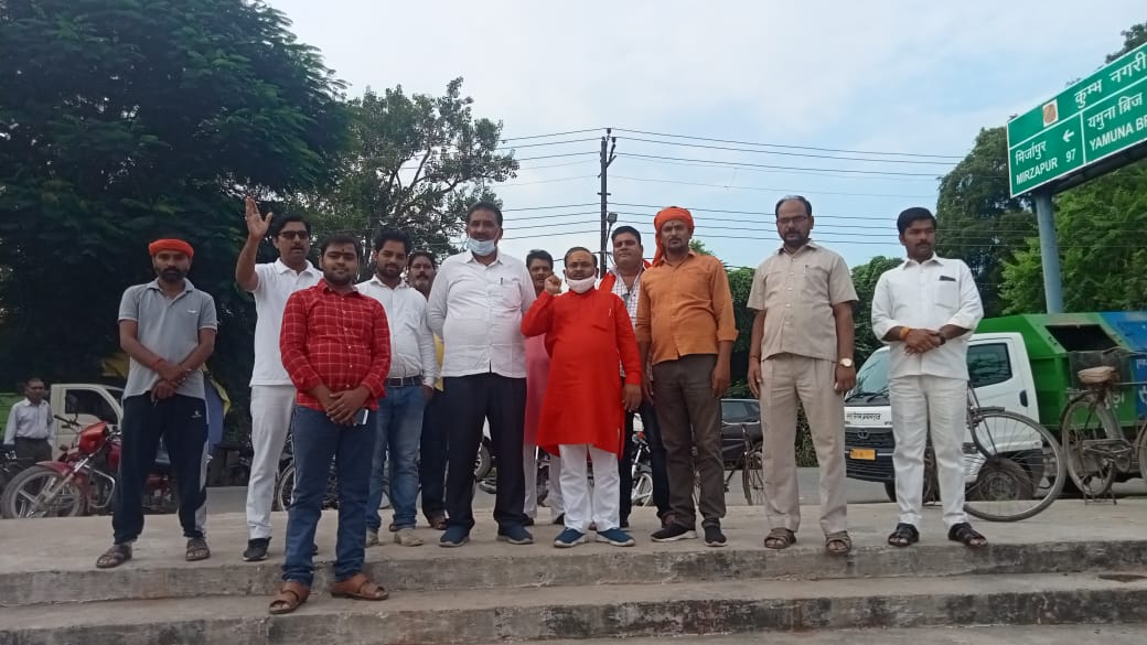 Swachh Bharat Abhiyan Arail Prayagraj अरैल प्रयागराज में माँ गंगा तट पर स्वच्छता अभियान 4 IMG 20211002 WA0007