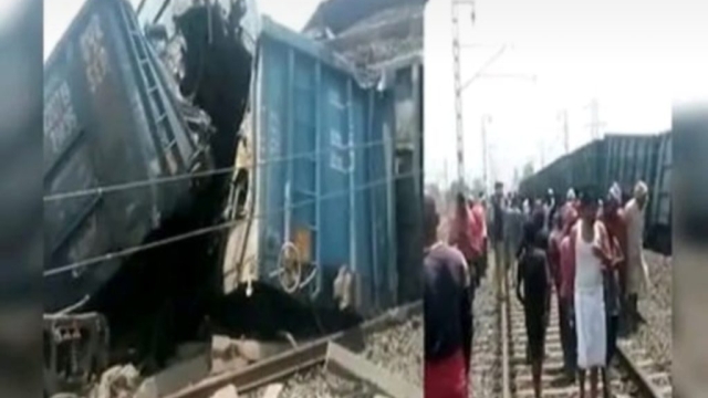 इटावा में मालगाड़ी दुर्घटनाग्रस्त, पटरी से उतरे कई डिब्बे