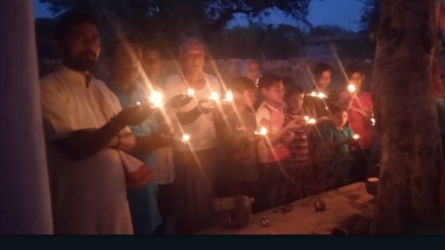 मनकामेश्वरी शक्ति पीठम में महाआरती संपन्न