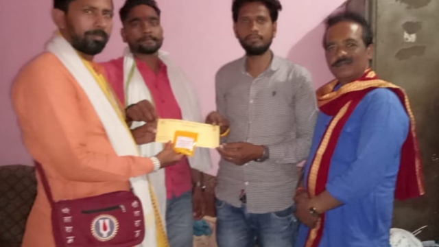 विहिप प्रखंड प्रतापपुर द्वारा नववर्ष का बधाई संदेश एवं महाप्रसाद वितरण