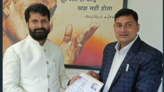 हिन्दू जागरण सभा के राष्ट्रीय अध्यक्ष ने पेश की राज्यसभा सांसद के लिए अपनी दावेदारी