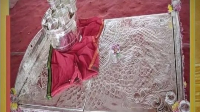 काशी विश्वनाथ को 20 किलो चांदी का नया आसन मिला, कल किया जाएगा अर्पित