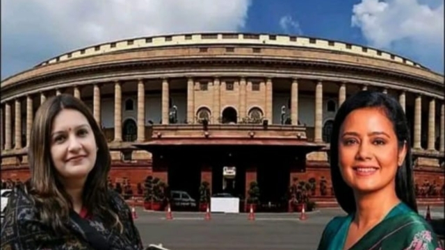 संसद में कुछ शब्दों पर लगा बैन, महुआ और प्रियंका ने कसे तंज