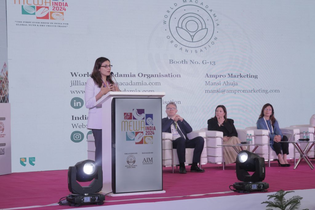 World Macadamia Organization shines at MEWA India 2024, hosted by Nut and Dry Fruit Council of India 7 Dr. Anjali Hooda