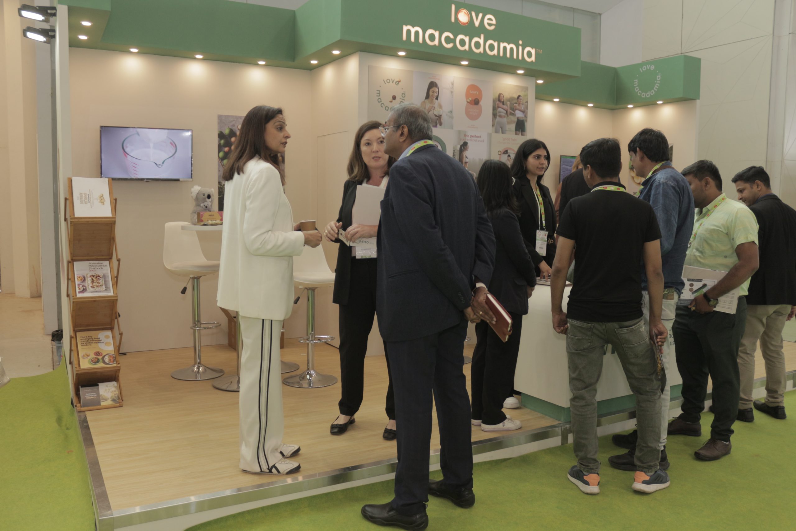 World Macadamia Organization shines at MEWA India 2024, hosted by Nut and Dry Fruit Council of India