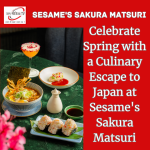 Celebrate Spring with a Culinary Escape to Japan at Sesame's Sakura Matsuri