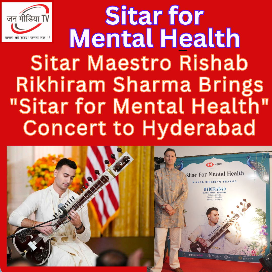 Sitar Maestro Rishab Rikhiram Sharma Brings “Sitar for Mental Health” Concert to Hyderabad